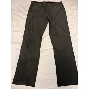 KÜHL Hiking Pants 38x32 Brown‎ Stretch Cargo Outdoor Nylon Articulated Knees